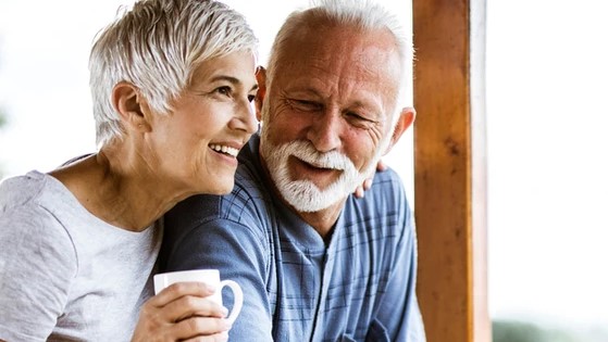 Healthy and fit older couples